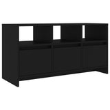 NNEVL TV Cabinet Black 102x37.5x52.5 cm Engineered Wood