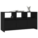 NNEVL TV Cabinet Black 102x37.5x52.5 cm Engineered Wood