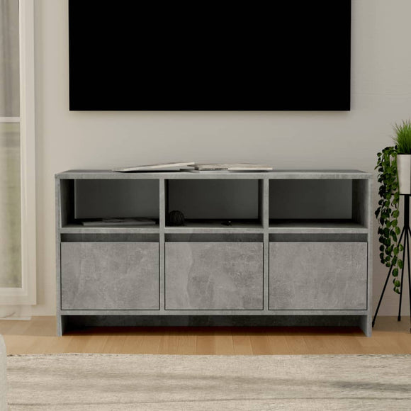 NNEVL TV Cabinet Concrete Grey 102x37.5x52.5 cm Engineered Wood