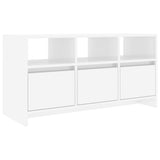 NNEVL TV Cabinet High Gloss White 102x37.5x52.5 cm Engineered Wood