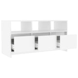 NNEVL TV Cabinet High Gloss White 102x37.5x52.5 cm Engineered Wood