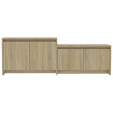 NNEVL TV Cabinet Sonoma Oak 146.5x35x50 cm Engineered Wood