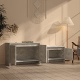 NNEVL TV Cabinet Concrete Grey 146.5x35x50 cm Engineered Wood