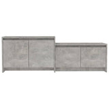 NNEVL TV Cabinet Concrete Grey 146.5x35x50 cm Engineered Wood