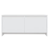 NNEVL Coffee Table White 90x50x41.5 cm Chipboard