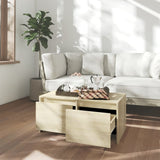 NNEVL Coffee Table Sonoma Oak 90x50x41.5 cm Chipboard