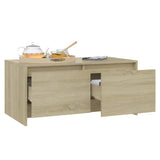 NNEVL Coffee Table Sonoma Oak 90x50x41.5 cm Chipboard