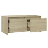 NNEVL Coffee Table Sonoma Oak 90x50x41.5 cm Chipboard