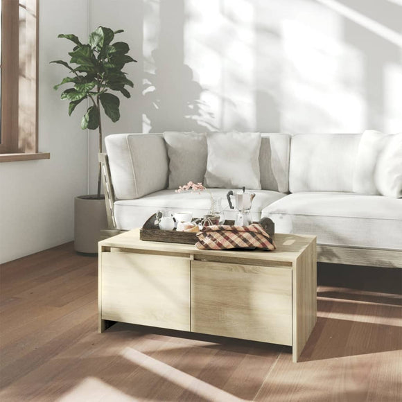 NNEVL Coffee Table Sonoma Oak 90x50x41.5 cm Chipboard
