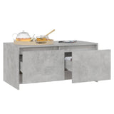 NNEVL Coffee Table Concrete Grey 90x50x41.5 cm Chipboard