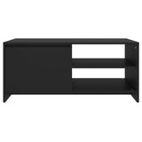 NNEVL Coffee Table Black 102x50x45 cm Engineered Wood