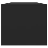 NNEVL Coffee Table Black 102x50x45 cm Engineered Wood