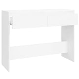 NNEVL Console Table White 100x35x76.5 cm Chipboard