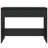 NNEVL Console Table Black 100x35x76.5 cm Chipboard