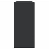 NNEVL Console Table Black 100x35x76.5 cm Chipboard