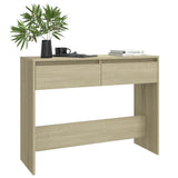 NNEVL Console Table Sonoma Oak 100x35x76.5 cm Chipboard