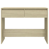 NNEVL Console Table Sonoma Oak 100x35x76.5 cm Chipboard