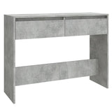 NNEVL Console Table Concrete Grey 100x35x76.5 cm Chipboard