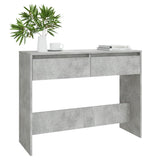 NNEVL Console Table Concrete Grey 100x35x76.5 cm Chipboard