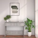 NNEVL Console Table Concrete Grey 100x35x76.5 cm Chipboard