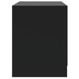 NNEVL Bedside Cabinets 2 pcs Black 45x34.5x44.5 cm Chipboard