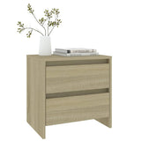 NNEVL Bedside Cabinets 2 pcs Sonoma Oak 45x34.5x44.5 cm Chipboard