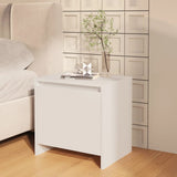 NNEVL Bedside Cabinets 2 pcs White 45x34x44.5 cm Chipboard