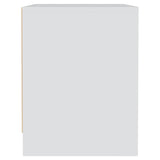 NNEVL Bedside Cabinets 2 pcs White 45x34x44.5 cm Chipboard