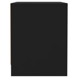 NNEVL Bedside Cabinets 2 pcs Black 45x34x44.5 cm Chipboard