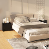 NNEVL Bedside Cabinets 2 pcs Black 45x34x44.5 cm Chipboard