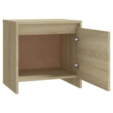 NNEVL Bedside Cabinets 2 pcs Sonoma Oak 45x34x44.5 cm Chipboard