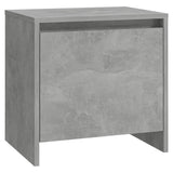 NNEVL Bedside Cabinets 2 pcs Concrete Grey 45x34x44.5 cm Chipboard