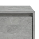 NNEVL Bedside Cabinets 2 pcs Concrete Grey 45x34x44.5 cm Chipboard