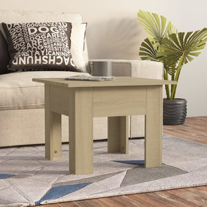 NNEVL Coffee Table Sonoma Oak 55x55x42 cm Engineered Wood