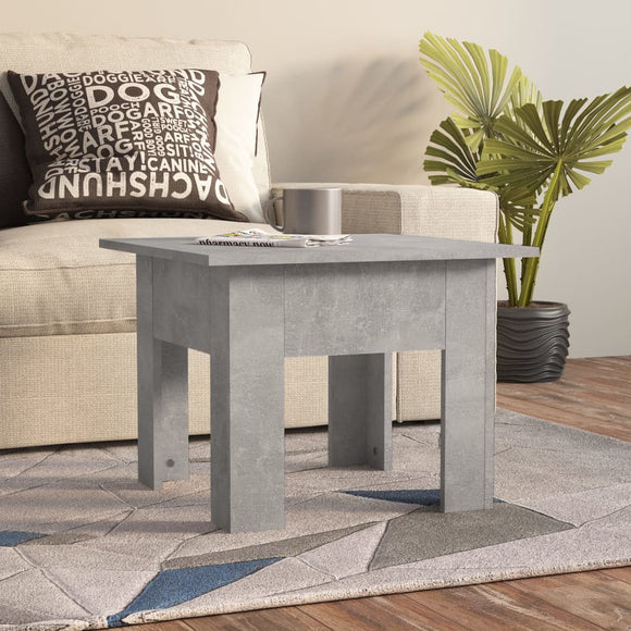 NNEVL Coffee Table Concrete Grey 55x55x42 cm Engineered Wood