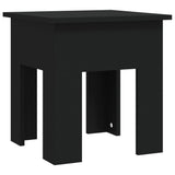 NNEVL Coffee Table Black 40x40x42 cm Engineered Wood