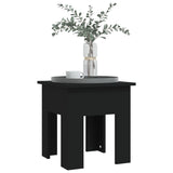 NNEVL Coffee Table Black 40x40x42 cm Engineered Wood