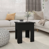 NNEVL Coffee Table Black 40x40x42 cm Engineered Wood
