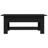NNEVL Coffee Table Black 102x55x42 cm Chipboard