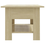 NNEVL Coffee Table Sonoma Oak 102x55x42 cm Chipboard
