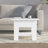 NNEVL Coffee Table White 55x55x42 cm Engineered Wood