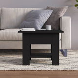 NNEVL Coffee Table Black 55x55x42 cm Engineered Wood