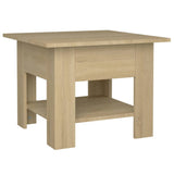 NNEVL Coffee Table Sonoma Oak 55x55x42 cm Engineered Wood