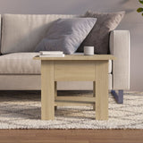 NNEVL Coffee Table Sonoma Oak 55x55x42 cm Engineered Wood