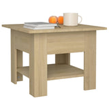 NNEVL Coffee Table Sonoma Oak 55x55x42 cm Engineered Wood