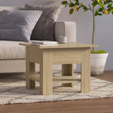NNEVL Coffee Table Sonoma Oak 55x55x42 cm Engineered Wood