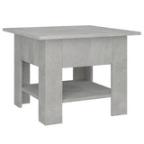 NNEVL Coffee Table Concrete Grey 55x55x42 cm Engineered Wood