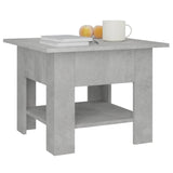 NNEVL Coffee Table Concrete Grey 55x55x42 cm Engineered Wood