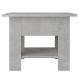 NNEVL Coffee Table Concrete Grey 55x55x42 cm Engineered Wood