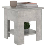 NNEVL Coffee Table Concrete Grey 40x40x42 cm Engineered Wood